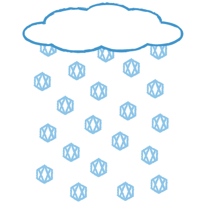 ひょう・あられ｜hail