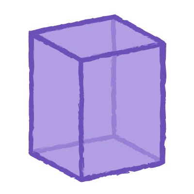 四角柱｜quadrangular prism