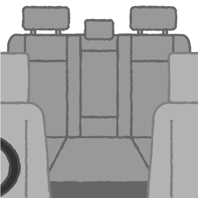 後部座席｜back seat