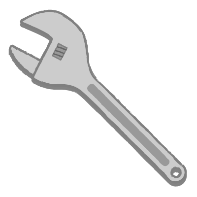 モンキーレンチ｜adjustable wrench