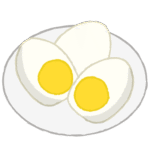 ゆで卵｜boiled egg