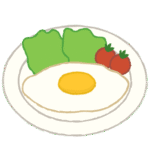目玉焼き｜fried egg